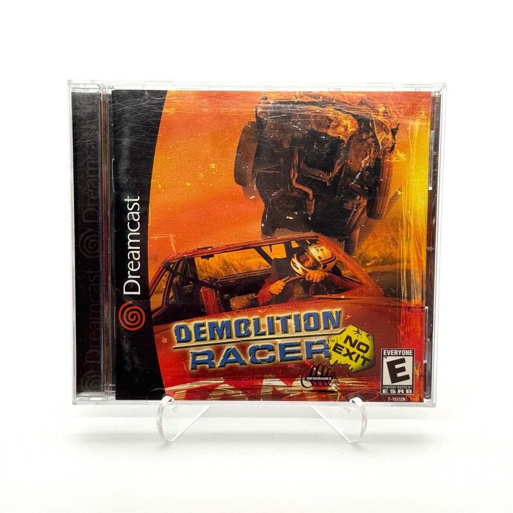 Demolition Racer No Exit Sega Dreamcast Video Game CIB Tested Working
